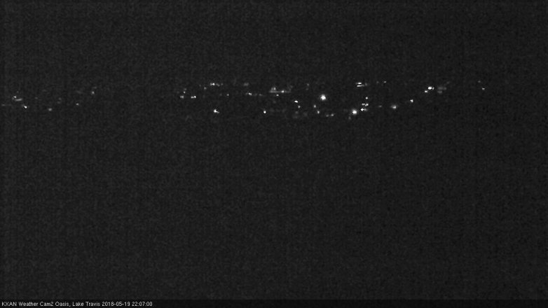 Lake Travis webcam, May 19, 2018 9:10 PM CT
