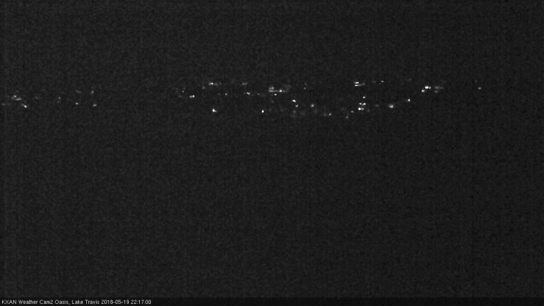 Lake Travis webcam, May 19, 2018 9:20 PM CT