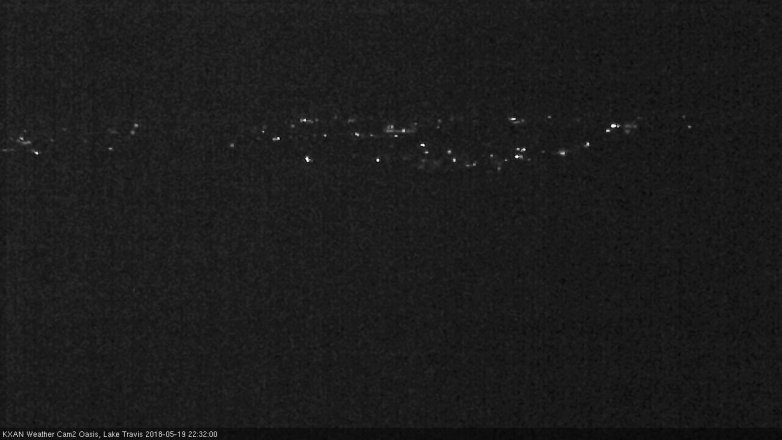 Lake Travis webcam, May 19, 2018 9:35 PM CT