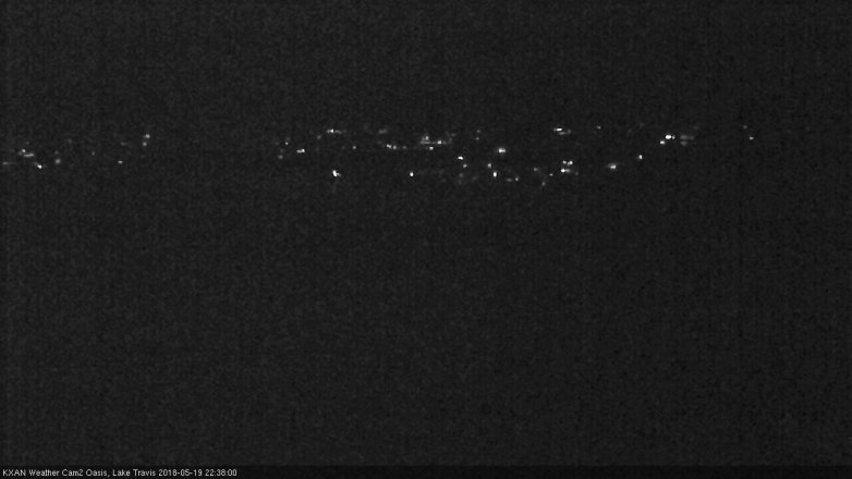 Lake Travis webcam, May 19, 2018 9:40 PM CT