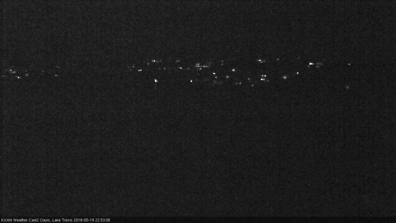 Lake Travis webcam, May 19, 2018 9:55 PM CT