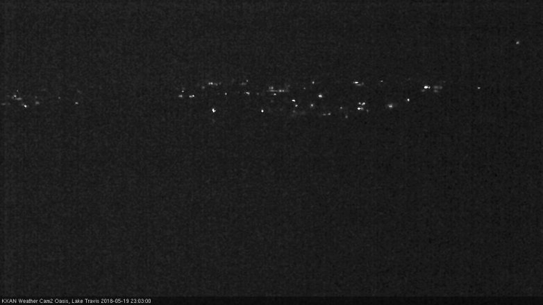 Lake Travis webcam, May 19, 2018 10:05 PM CT