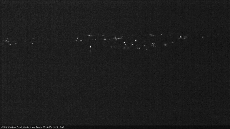 Lake Travis webcam, May 19, 2018 10:20 PM CT
