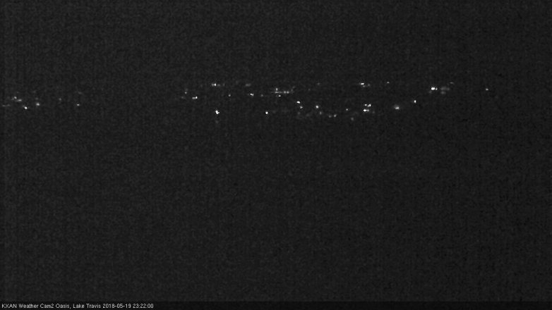 Lake Travis webcam, May 19, 2018 10:25 PM CT