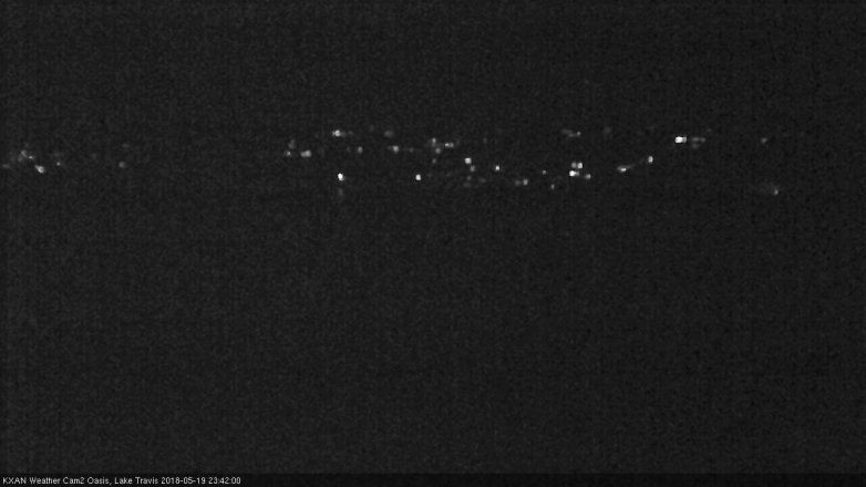 Lake Travis webcam, May 19, 2018 10:45 PM CT