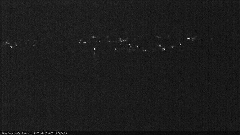 Lake Travis webcam, May 19, 2018 10:55 PM CT