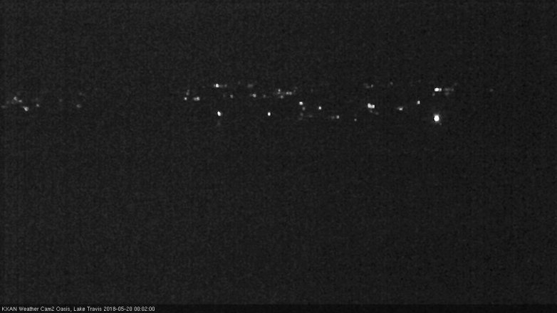 Lake Travis webcam, May 19, 2018 11:05 PM CT