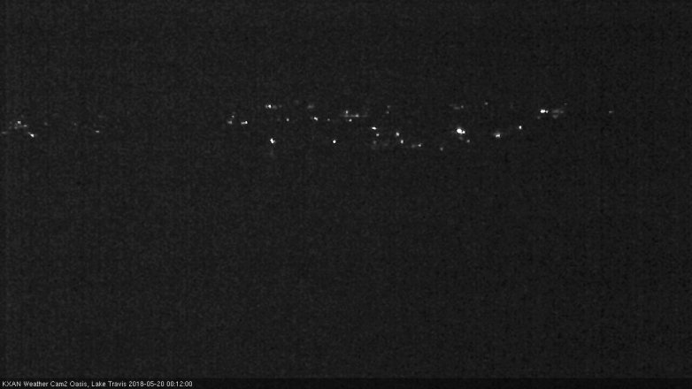 Lake Travis webcam, May 19, 2018 11:15 PM CT