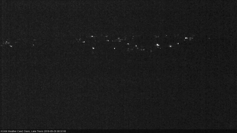 Lake Travis webcam, May 19, 2018 11:35 PM CT