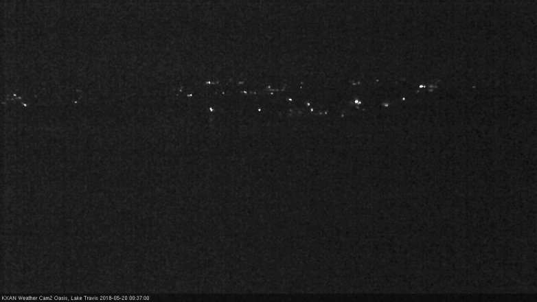 Lake Travis webcam, May 19, 2018 11:40 PM CT