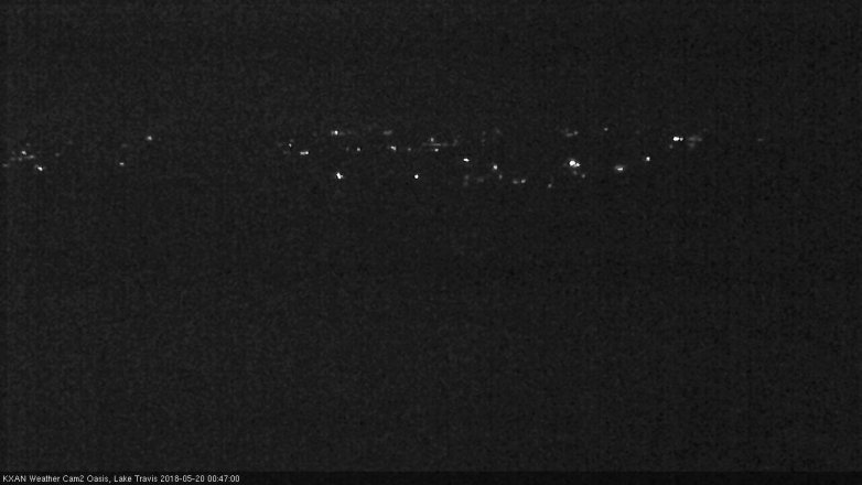 Lake Travis webcam, May 19, 2018 11:50 PM CT