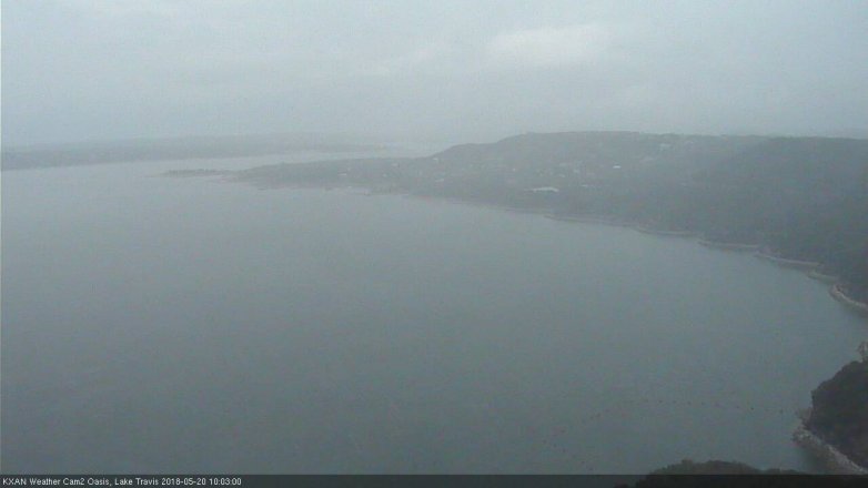 Lake Travis webcam, May 20, 2018 9:05 AM CT