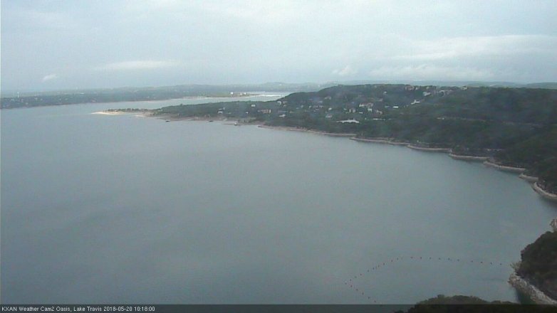 Lake Travis webcam, May 20, 2018 9:20 AM CT