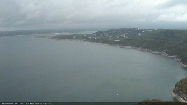 Lake Travis webcam, May 20, 2018 9:55 AM CT