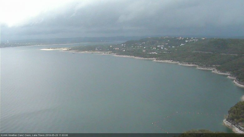 Lake Travis webcam, May 20, 2018 10:05 AM CT