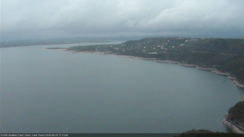 Lake Travis webcam, May 20, 2018 10:15 AM CT