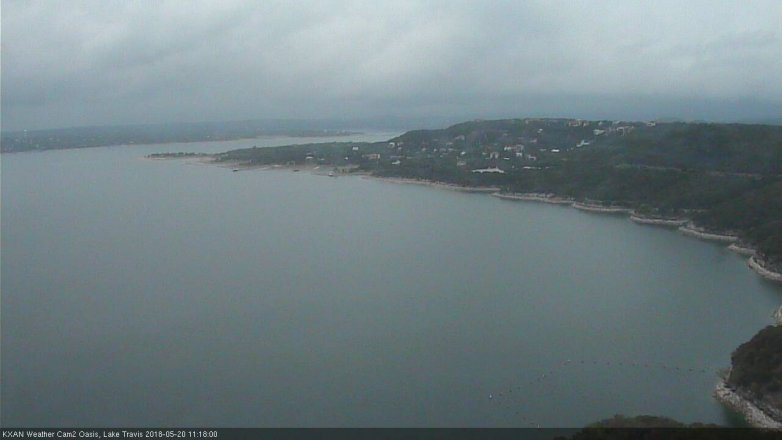 Lake Travis webcam, May 20, 2018 10:20 AM CT