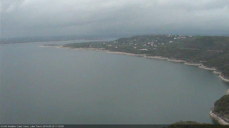 Lake Travis webcam, May 20, 2018 10:30 AM CT