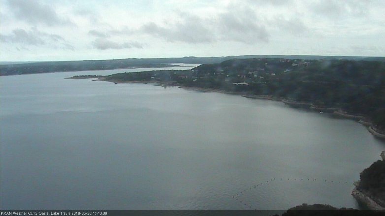 Lake Travis webcam, May 20, 2018 12:45 PM CT