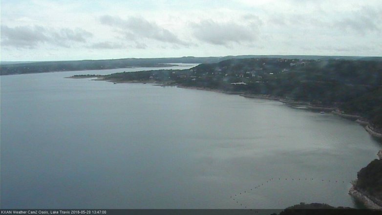Lake Travis webcam, May 20, 2018 12:50 PM CT