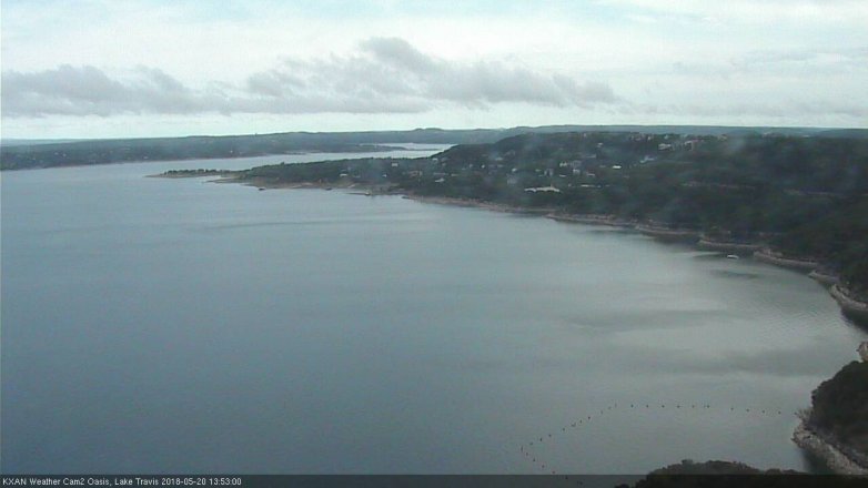 Lake Travis webcam, May 20, 2018 12:55 PM CT