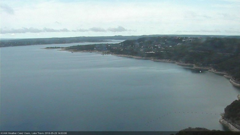 Lake Travis webcam, May 20, 2018 1:05 PM CT