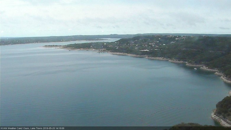 Lake Travis webcam, May 20, 2018 1:20 PM CT