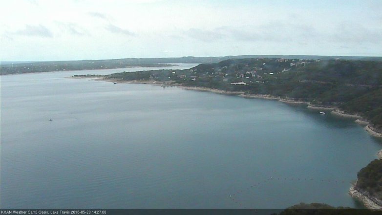 Lake Travis webcam, May 20, 2018 1:30 PM CT