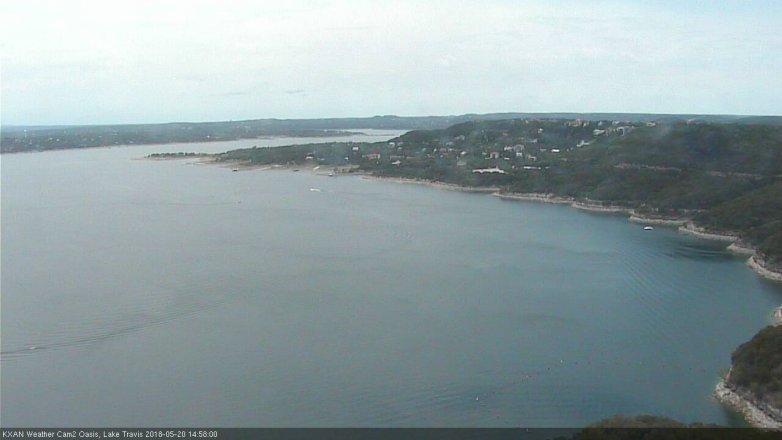 Lake Travis webcam, May 20, 2018 2:00 PM CT
