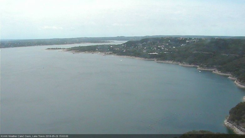 Lake Travis webcam, May 20, 2018 2:05 PM CT