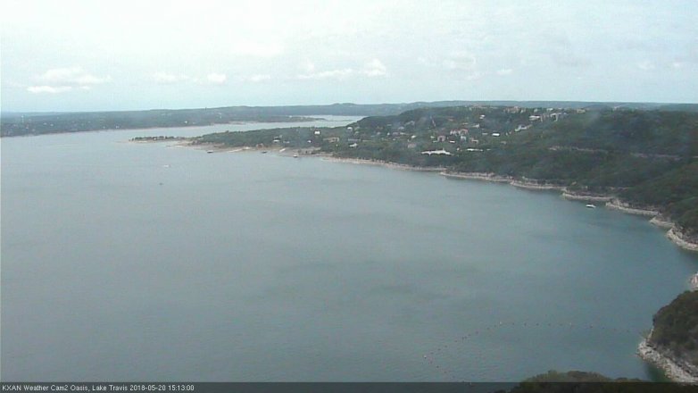 Lake Travis webcam, May 20, 2018 2:15 PM CT