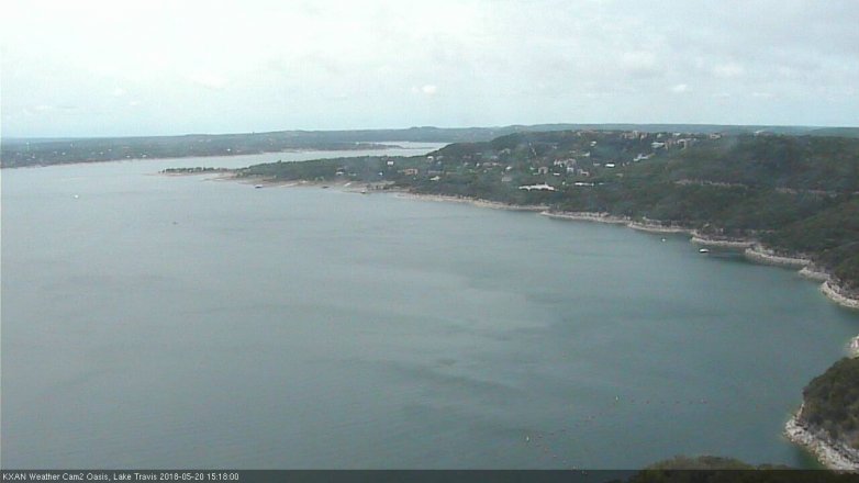 Lake Travis webcam, May 20, 2018 2:20 PM CT