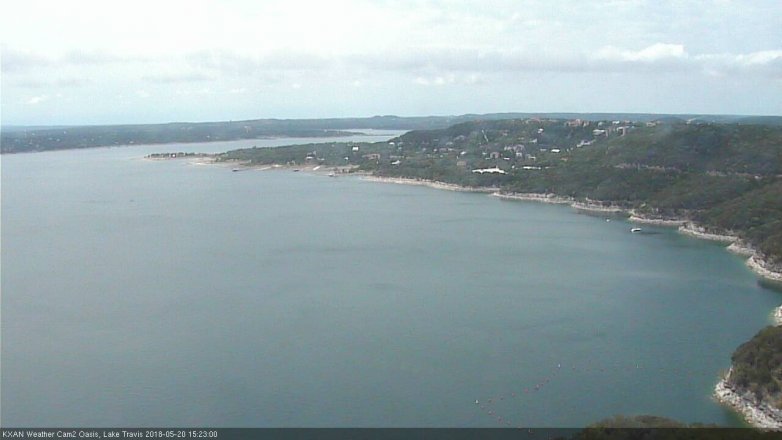 Lake Travis webcam, May 20, 2018 2:25 PM CT