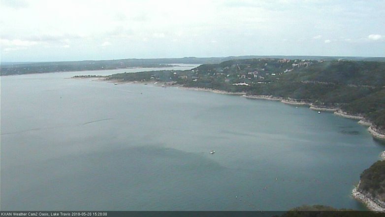 Lake Travis webcam, May 20, 2018 2:30 PM CT