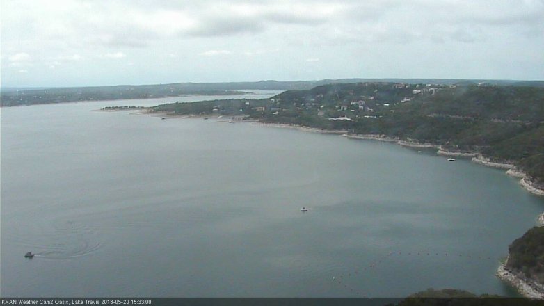 Lake Travis webcam, May 20, 2018 2:35 PM CT