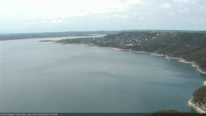 Lake Travis webcam, May 20, 2018 2:40 PM CT