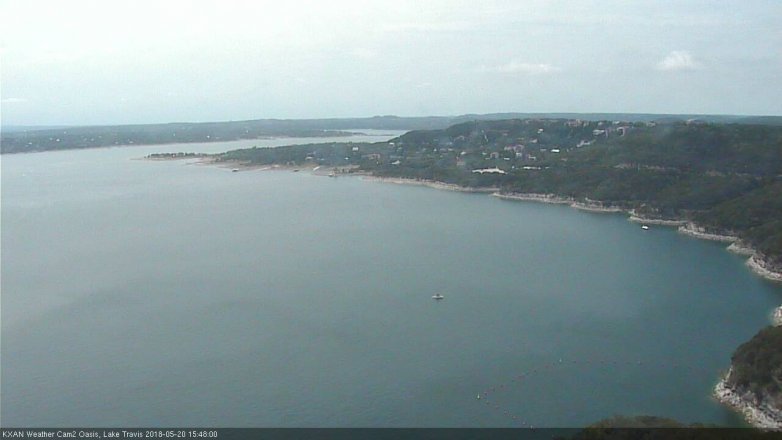 Lake Travis webcam, May 20, 2018 2:50 PM CT