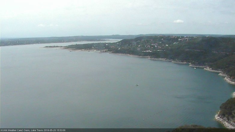 Lake Travis webcam, May 20, 2018 2:55 PM CT