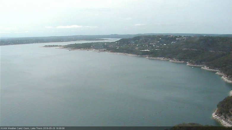 Lake Travis webcam, May 20, 2018 3:10 PM CT