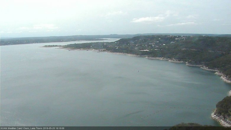 Lake Travis webcam, May 20, 2018 3:20 PM CT