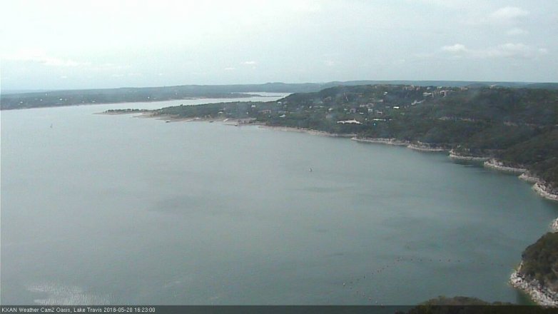 Lake Travis webcam, May 20, 2018 3:25 PM CT