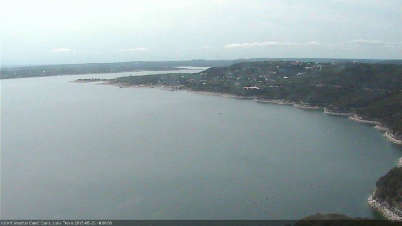 Lake Travis webcam, May 20, 2018 3:40 PM CT