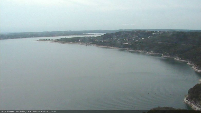 Lake Travis webcam, May 20, 2018 4:05 PM CT