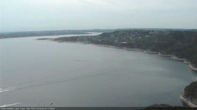 Lake Travis webcam, May 20, 2018 4:10 PM CT