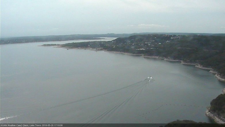 Lake Travis webcam, May 20, 2018 4:20 PM CT