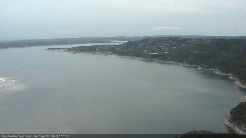 Lake Travis webcam, May 20, 2018 4:25 PM CT