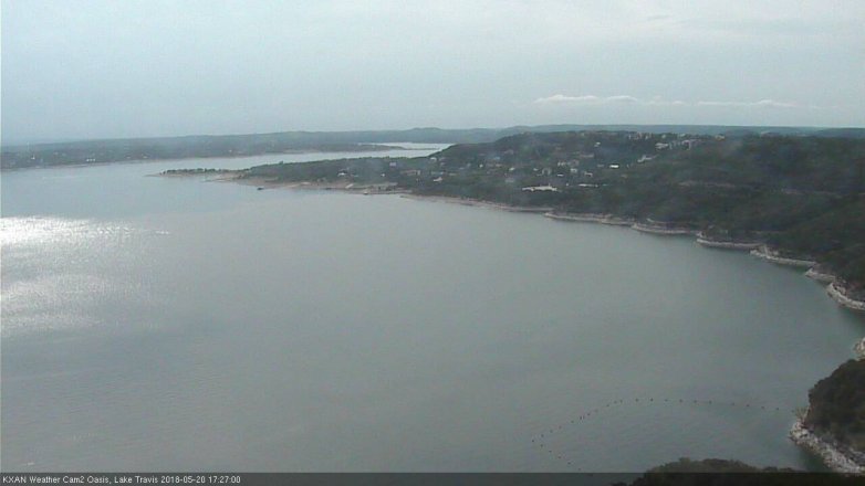Lake Travis webcam, May 20, 2018 4:30 PM CT