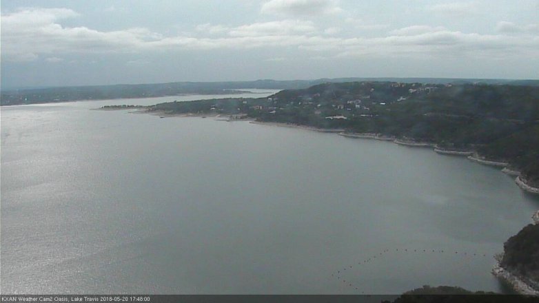 Lake Travis webcam, May 20, 2018 4:50 PM CT