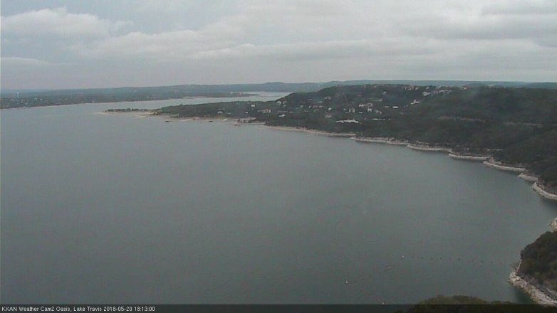 Lake Travis webcam, May 20, 2018 5:15 PM CT