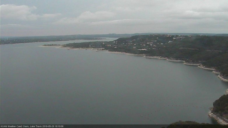 Lake Travis webcam, May 20, 2018 5:20 PM CT